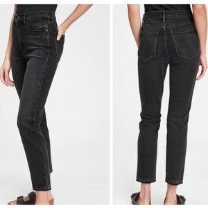 GAP High Rise Vintage Slim Jeans with Washwell Washed Black 31 | 12R